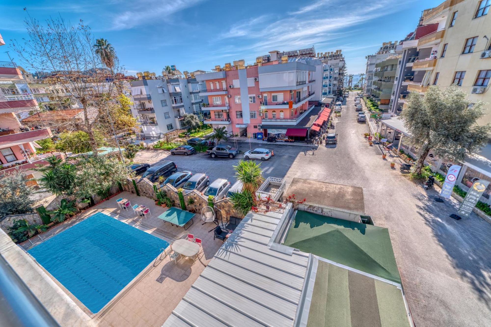 Kleopatra Icaria Apart Hotel Alanya Exterior photo
