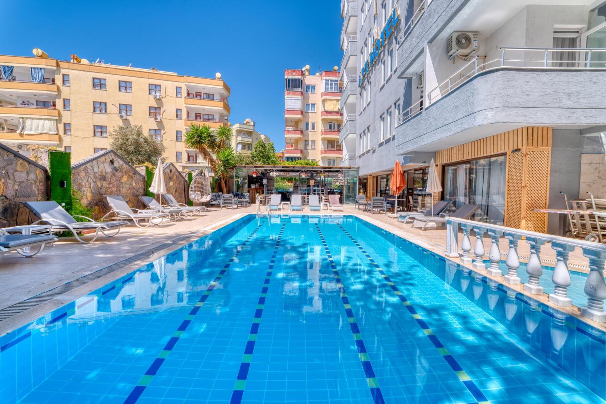 Kleopatra Icaria Apart Hotel Alanya Exterior photo